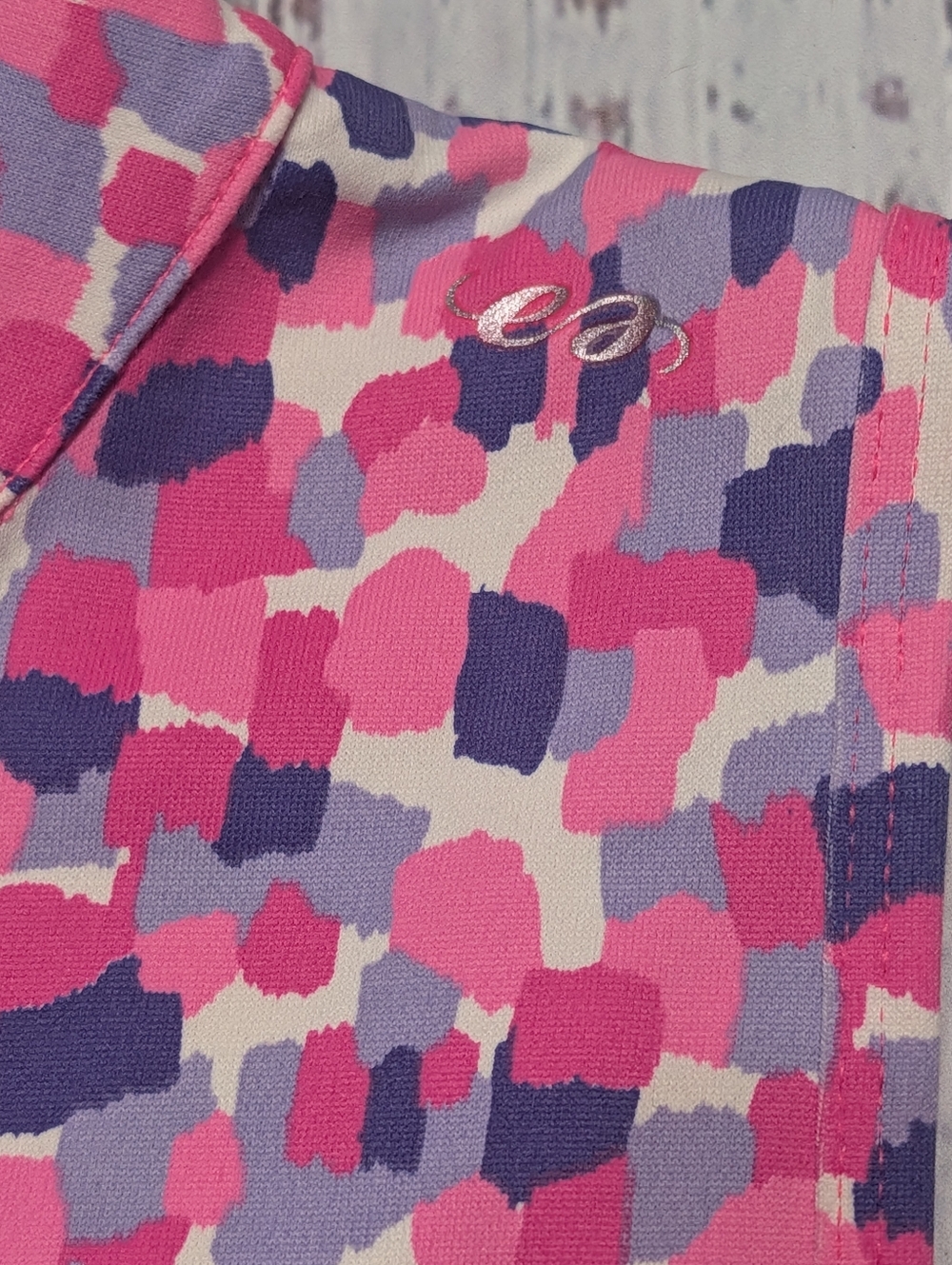 EA Athletic Tennis Golf Dress Pink Purple Abstract Brushstroke Size 3 (Medium) - Picture 7 of 12